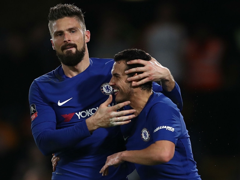 Giroud 'relieved' to get first Chelsea goal in FA Cup win over Hull