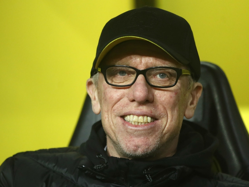 Stoger makes Dortmund history with Gladbach win
