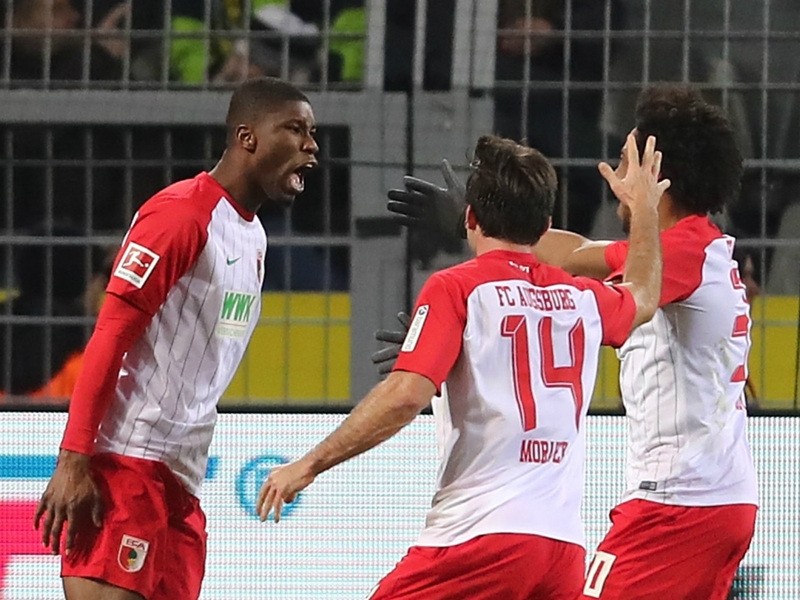Borussia Dortmund 1 Augsburg 1: Danso ends Stoger's winning run