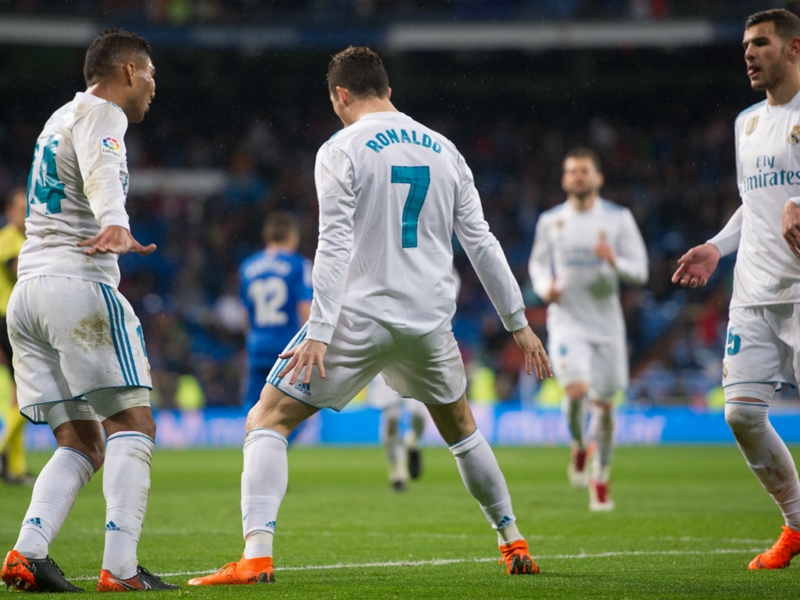 Real Madrid 3 Getafe 1: Two-goal Ronaldo reaches 300 mark in LaLiga