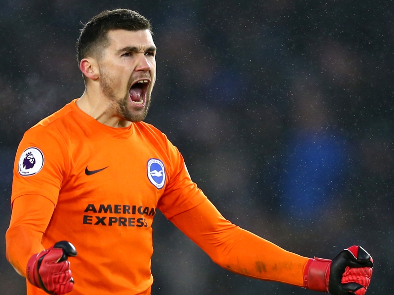 Mat Ryan wins PFA fans' player of the month ahead of Aubameyang, Martial and Barkley