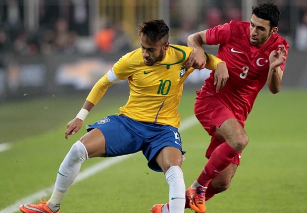 Turkey 0-4 Brazil-Neymar