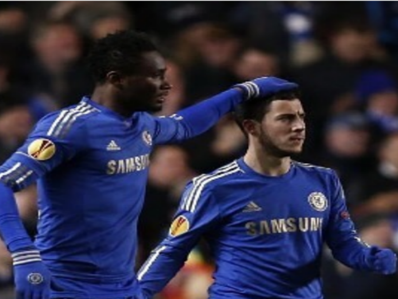 Mikel Obi hails Eden Hazard on Chelsea milestone