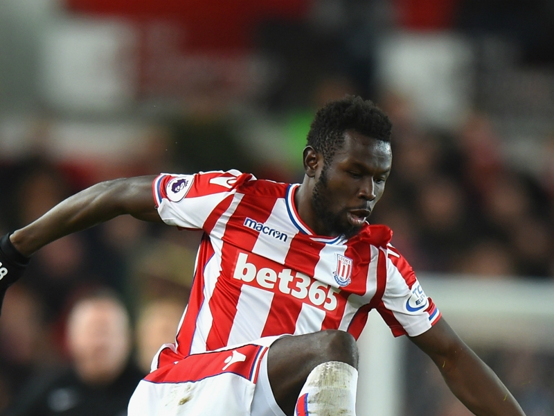 Stoke City's Lambert hopeful of Diouf's return for Arsenal clash