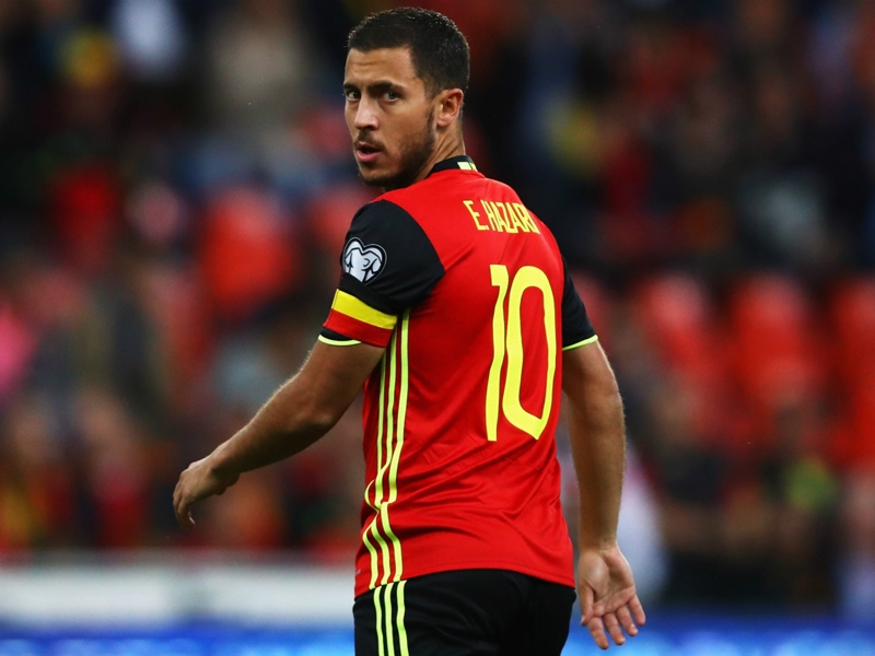 Hazard assured by Martinez that Belgium won't repeat Chelsea false nine experiment