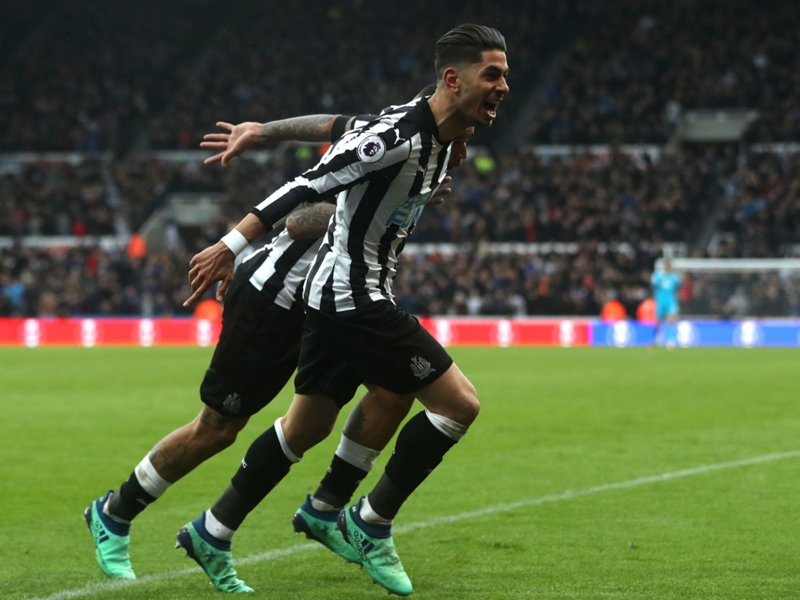 Leicester City 1 Newcastle United 2: Shelvey and Perez fire visitors into top half
