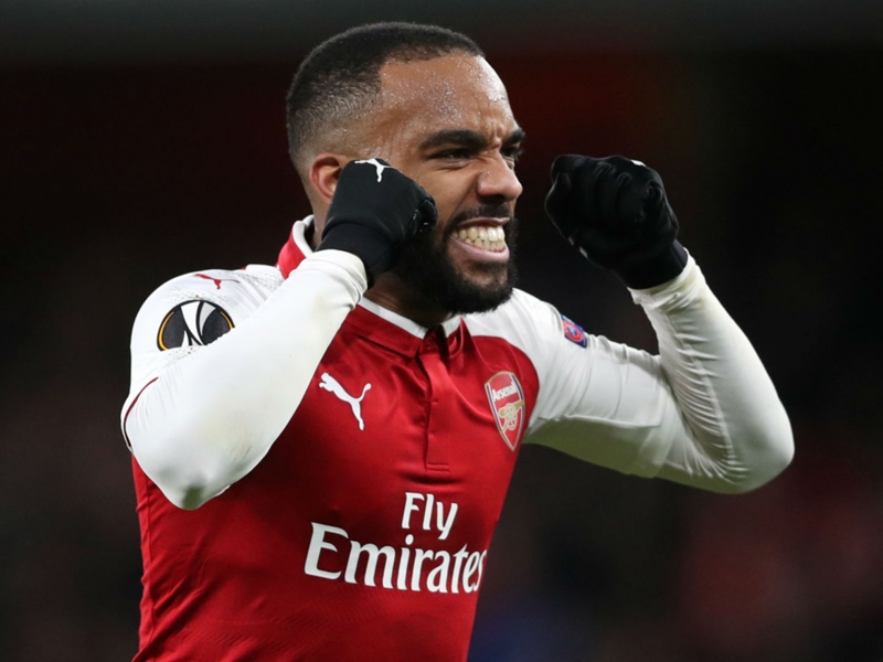 Two-goal Lacazette wanted the chance to complete hat-trick