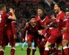 Liverpool celebrate against Manchester City