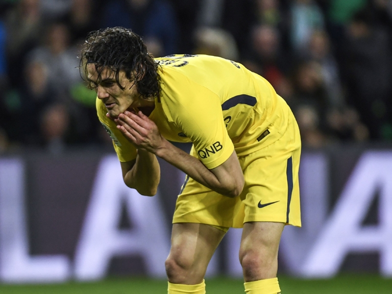 VIDEO: PSG star Cavani produces miss of the season contender
