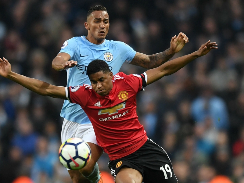 Danilo frustrated with 'long balls' snatching derby victory for Man Utd