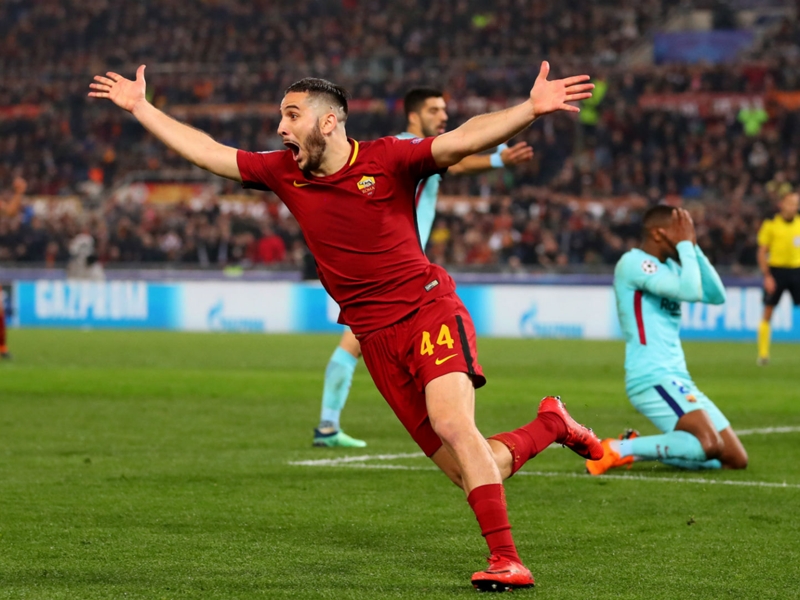 Roma 3 Barcelona 0 (4-4 agg): LaLiga leaders stunned as Giallorossi head through on away goals