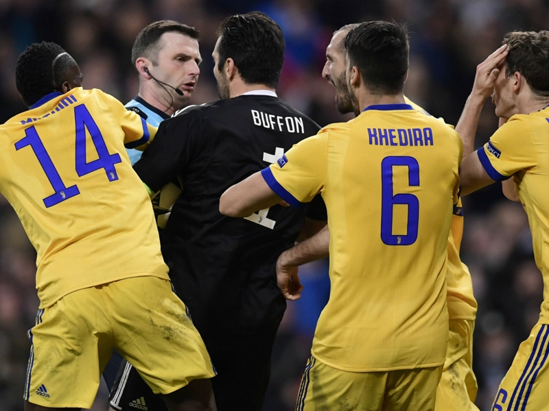 Collina defends Oliver's controversial penalty call with sparked Real Madrid-Juventus row