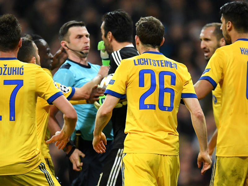 Buffon's 'understandable' referee rant against Real defended by UEFA president