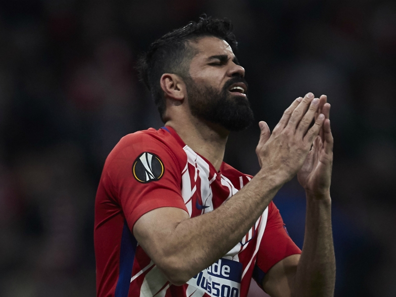 Costa and Lucas injured as Atletico book Europa League semi-final spot