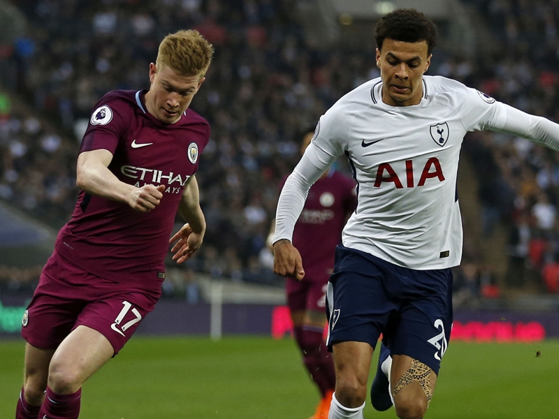 De Bruyne lauds Man City's response to rare wobble after slaying Spurs