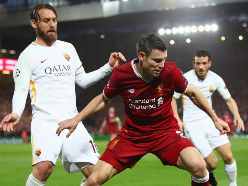De Rossi blames long balls for Roma 'blackout' at Anfield