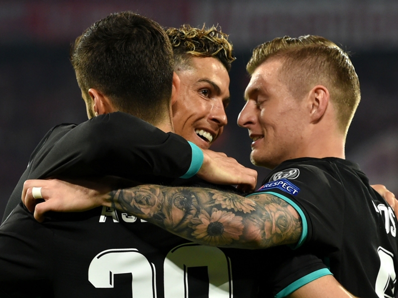 That's why they're champions! No Ronaldo goal but Real always find a way to win