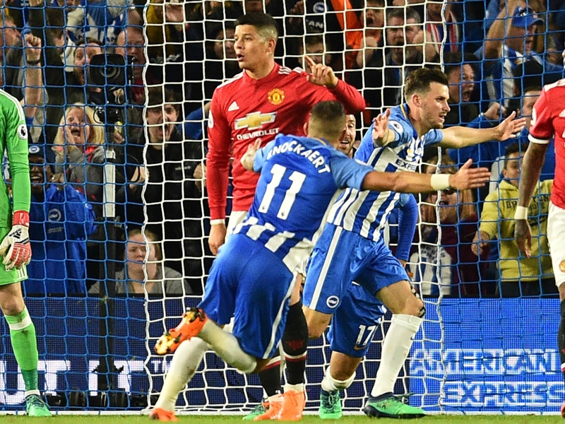 Man Utd make unwanted history with Brighton defeat