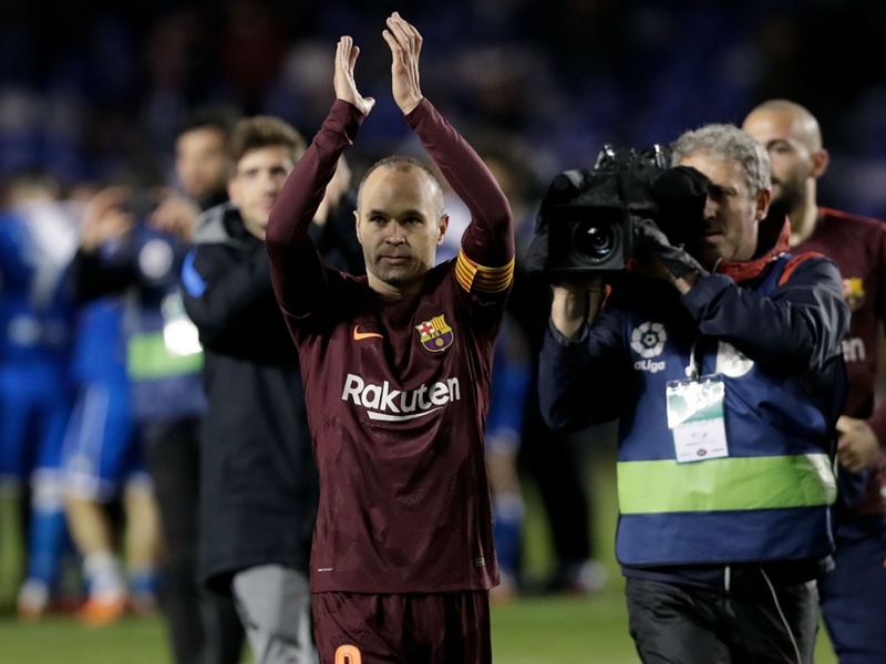 Iniesta passed fit by Barcelona for final Clasico outing