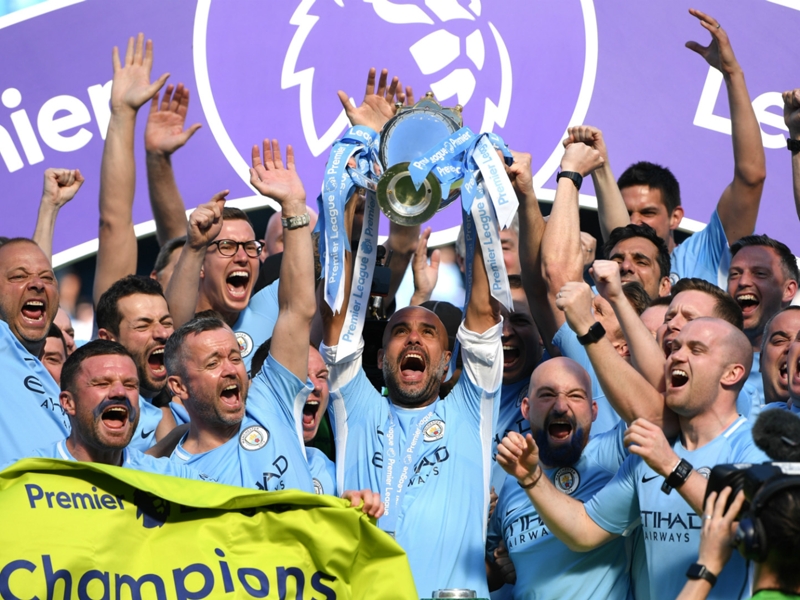 Guardiola basks in 'special' title triumph but calls for more from Man City