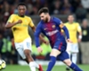 Lionel Messi of Barcelona and Sibusiso Vilakazi of Sundowns - May 16 2018