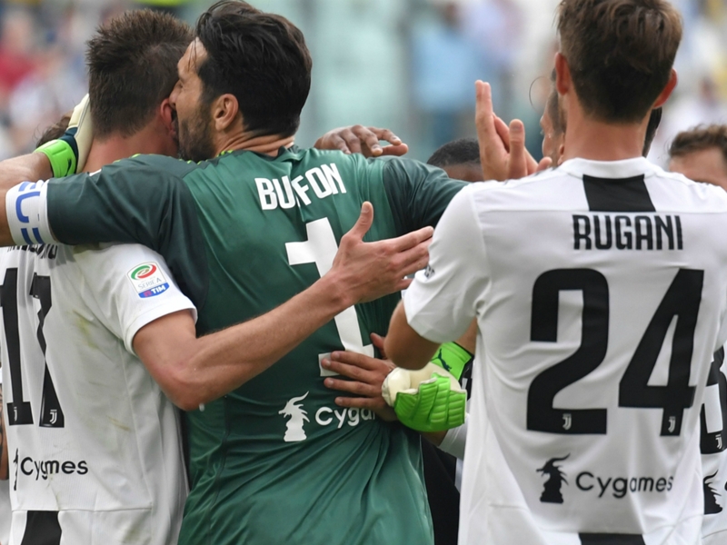 Juventus-Hellas Vérone 2-1 - La Vieille Dame s'impose pour célébrer Gigi Buffon