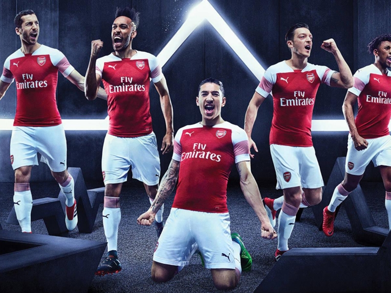 Le nouveau maillot domicile d'Arsenal pour la saison 2018-2019 a été dévoilé