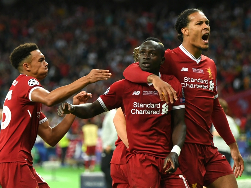 Mane makes Champions League history for Liverpool's 'Fab Three'