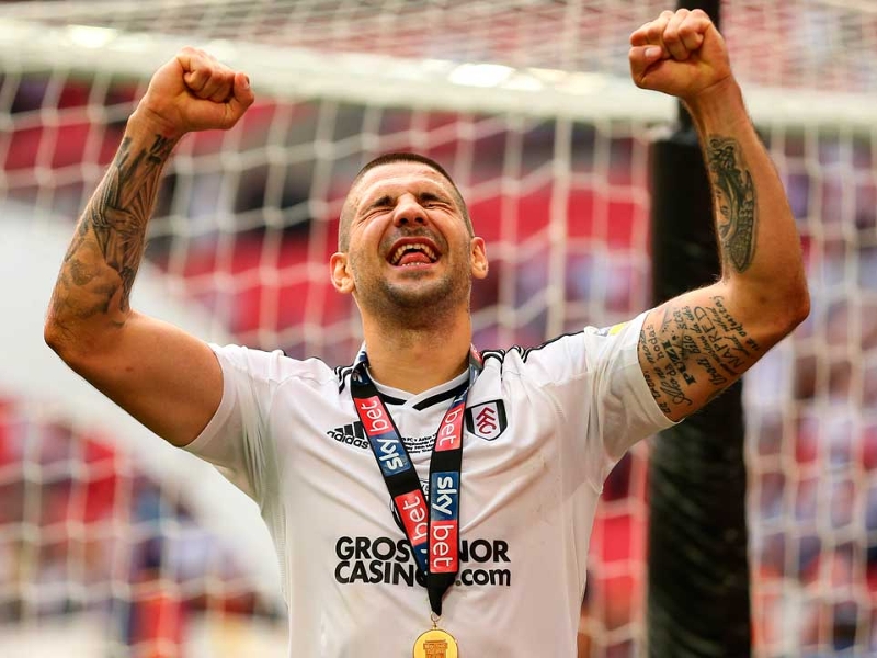 Mitrovic happy to stay at Fulham after promotion to the Premier League