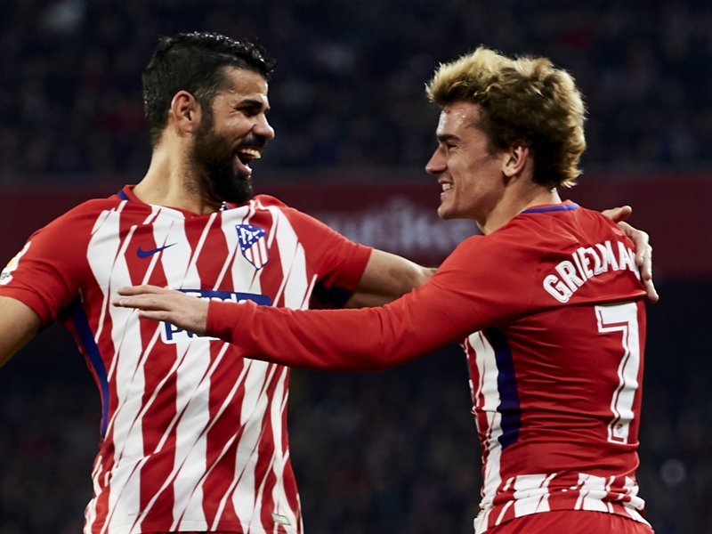 Costa expects Barcelona target Griezmann to stay at Atletico