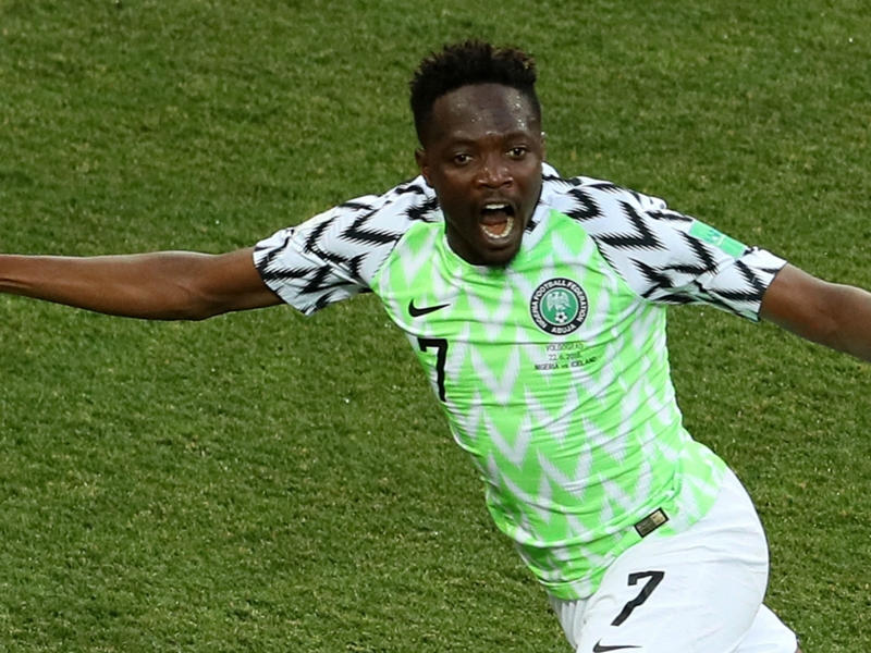 Ahmed Musa applauds fans despite losing World Cup best goal award