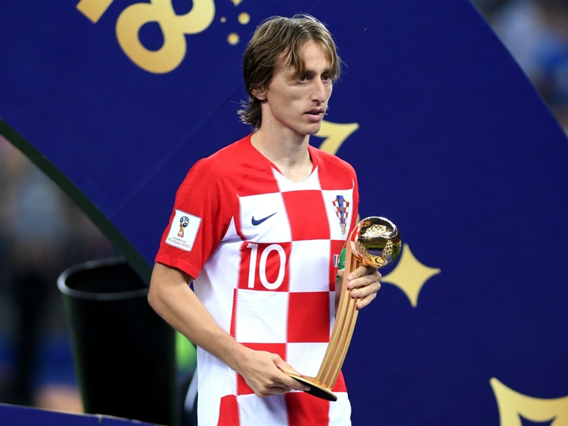 Malgré la défaite en finale, Luka Modric élu meilleur joueur du Mondial