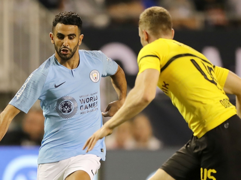 Sane delighted with arrival of former Leicester star Mahrez at City