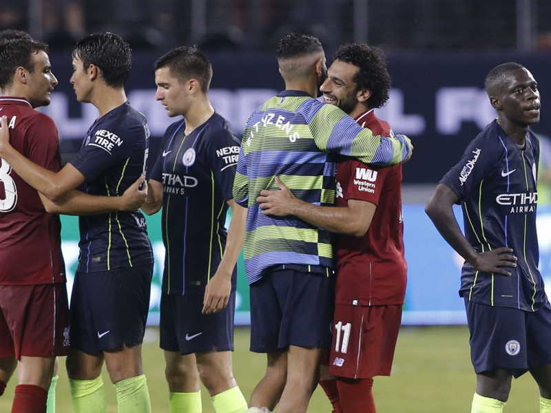 Salah shines for Liverpool despite shambolic surface in New Jersey