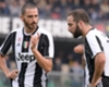 Leonardo Bonucci and Gonzalo Higuain together at Juventus. Leonardo Bonucci and Gonzalo Higuain together at Juventus.