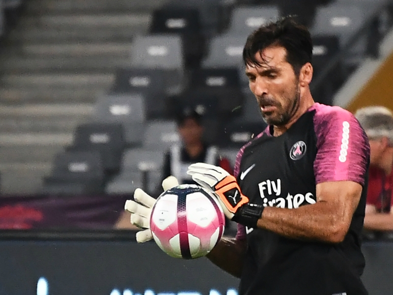 Buffon thanks Juventus and PSG team-mates after trophy-winning debut