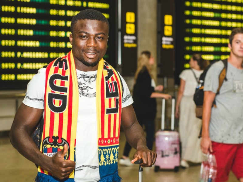 Gent wish 'champion' Moses Simon 'good luck in Levante'
