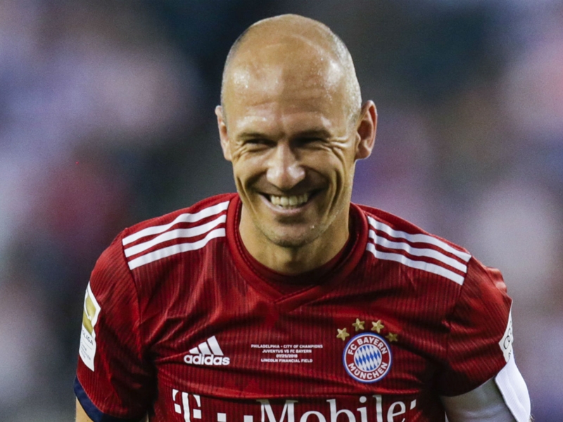 'I don't feel 34' - Robben enjoying current role with Bayern