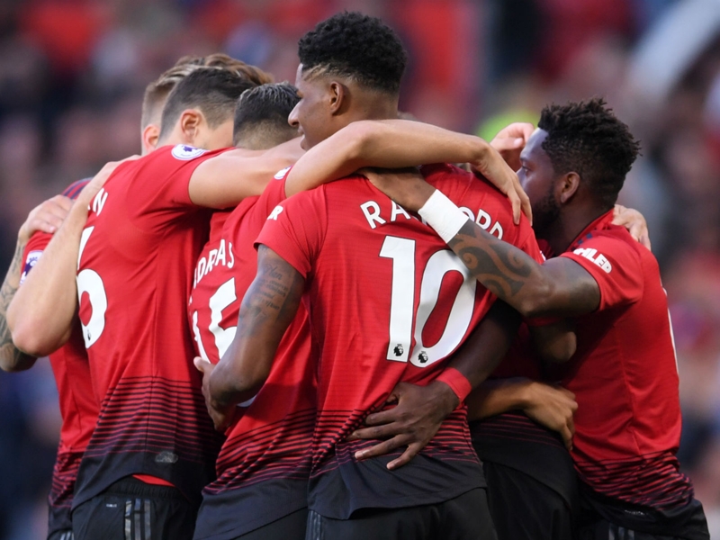 Manchester United 2 Leicester City 1: Pogba, Shaw secure win despite Vardy's late strike