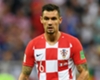 Dejan Lovren in action for Croatia