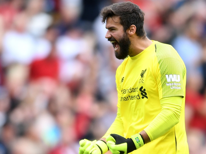 Liverpool goalkeeper Alisson undaunted by £65 million transfer fee