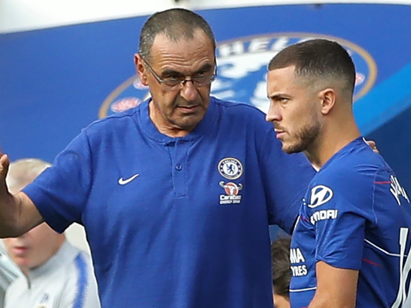 I want to win something for Sarri this season, says Hazard