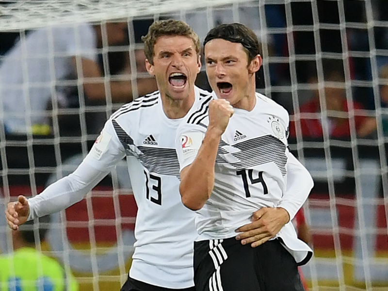 Germany 2 Peru 1: Debutant Schulz scores late to secure win