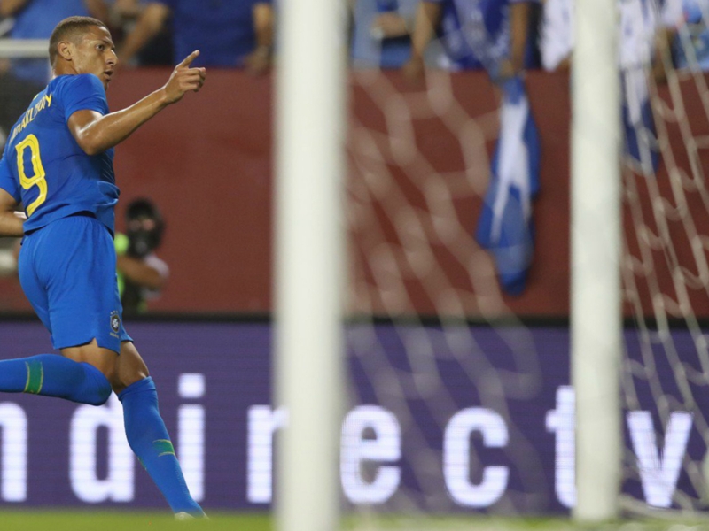 Brazil 5 El Salvador 0: Two-goal Richarlison leads rout as Neto ends eight-year wait
