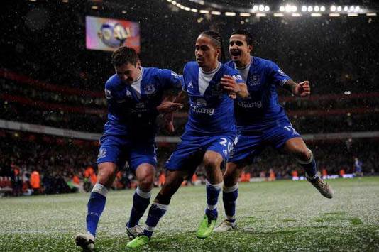 EPL: Steven Pienaar, Arsenal - Everton (Getty Images)