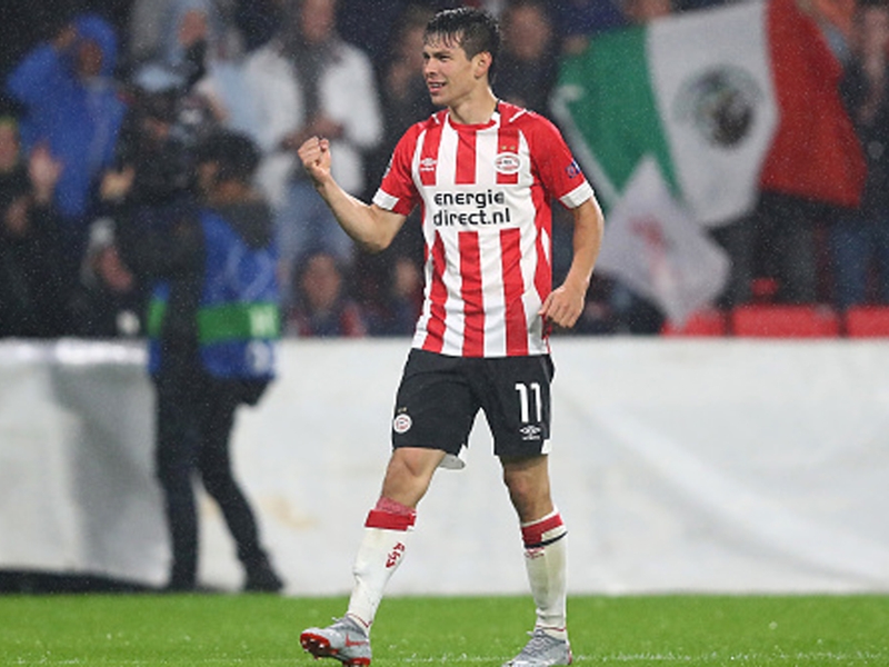 PSV star Lozano released from hospital following head injury