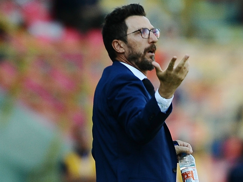 AS Roma : Eusebio Di Francesco aurait deux matches pour inverser la tendance