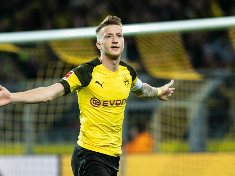 Reus scores 100th Dortmund goal in 7-0 romp