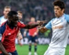 Hiroki Sakai Jonathan Ikone Lille Marseille Ligue 1 30092018 Hiroki Sakai Jonathan Ikone Lille Marseille Ligue 1 30092018