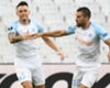 Lucas Ocampos Kevin Strootman Marseille Eintracht Frankfurt UEFA Europa League 20092018 Lucas Ocampos Kevin Strootman Marseille Eintracht Frankfurt UEFA Europa League 20092018